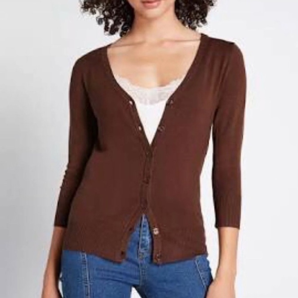 ModCloth Fervour Charter School Cardigan size L